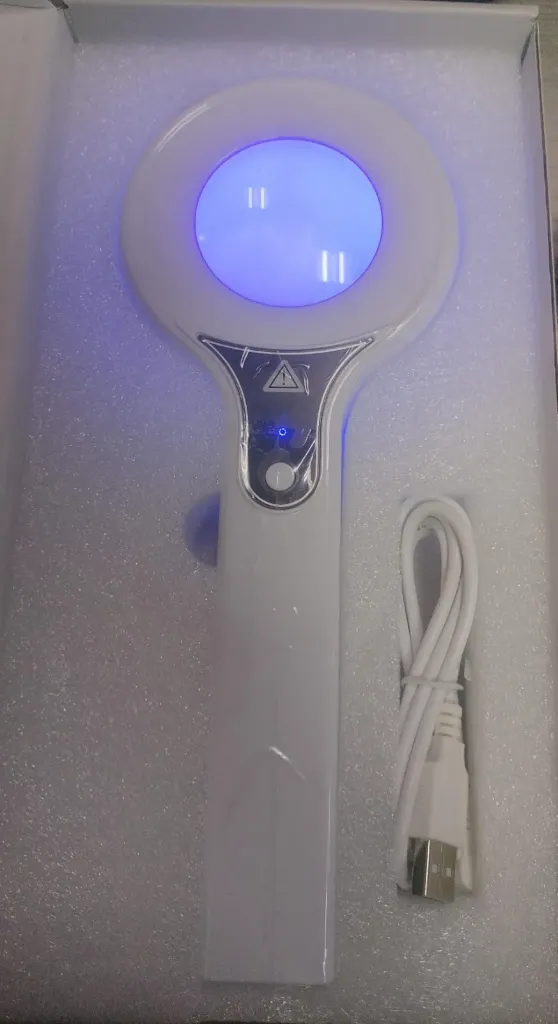 [colmed_woods_lamp_KS CM2012-S] ColMed Portable Woods Lamp Skin Analyzer 2 Gear Handheld Facial Magnifying Analyzer